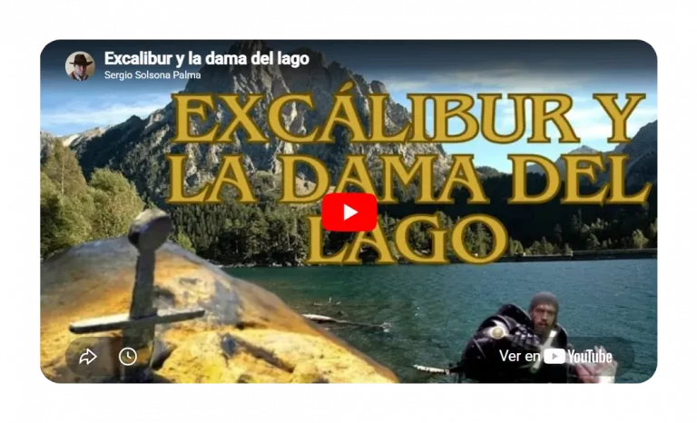 Excalibur y la Dama del Lago.
