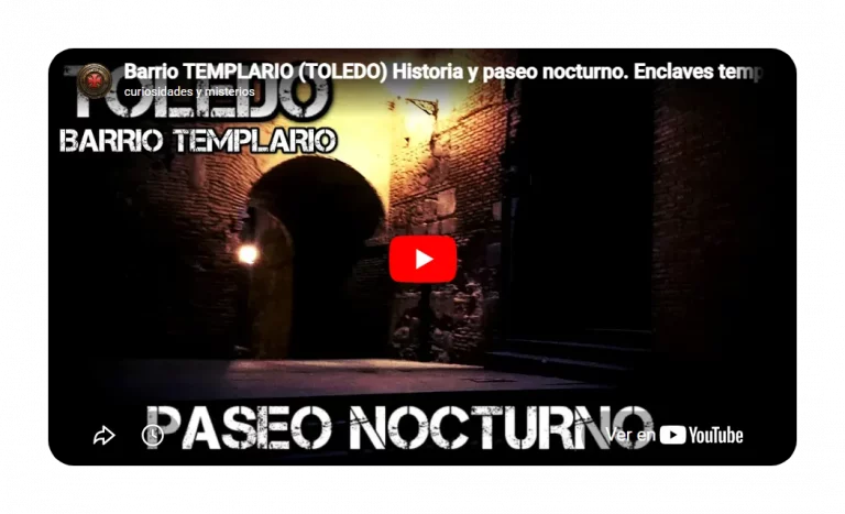 Paseo nocturno por el Barrio Templario de Toledo.